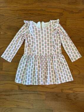 Lila and Hayes Carlin Dress in Hearts in Bloom Print Size 4T